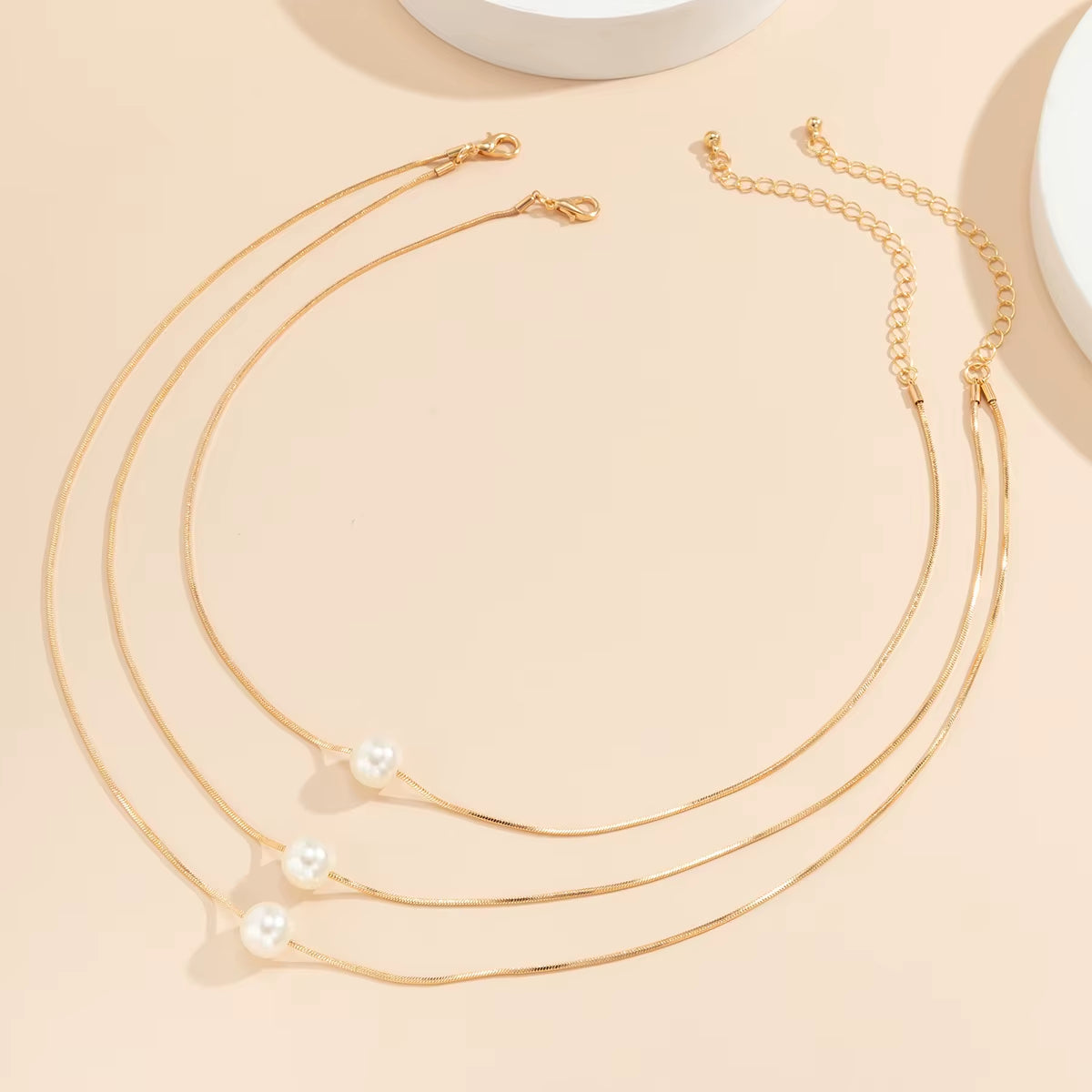 Lunara™ Boho Pearl Clavicle Necklace – Effortless Glow, Timeless Grace